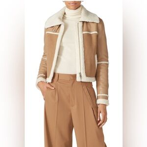 Simkhai Adelynn Faux Sherpa Jacket